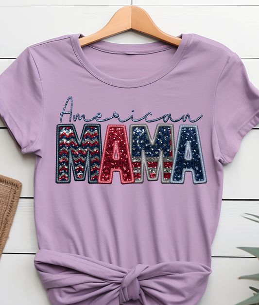 American Mama - 4th of July - DTF Transfer