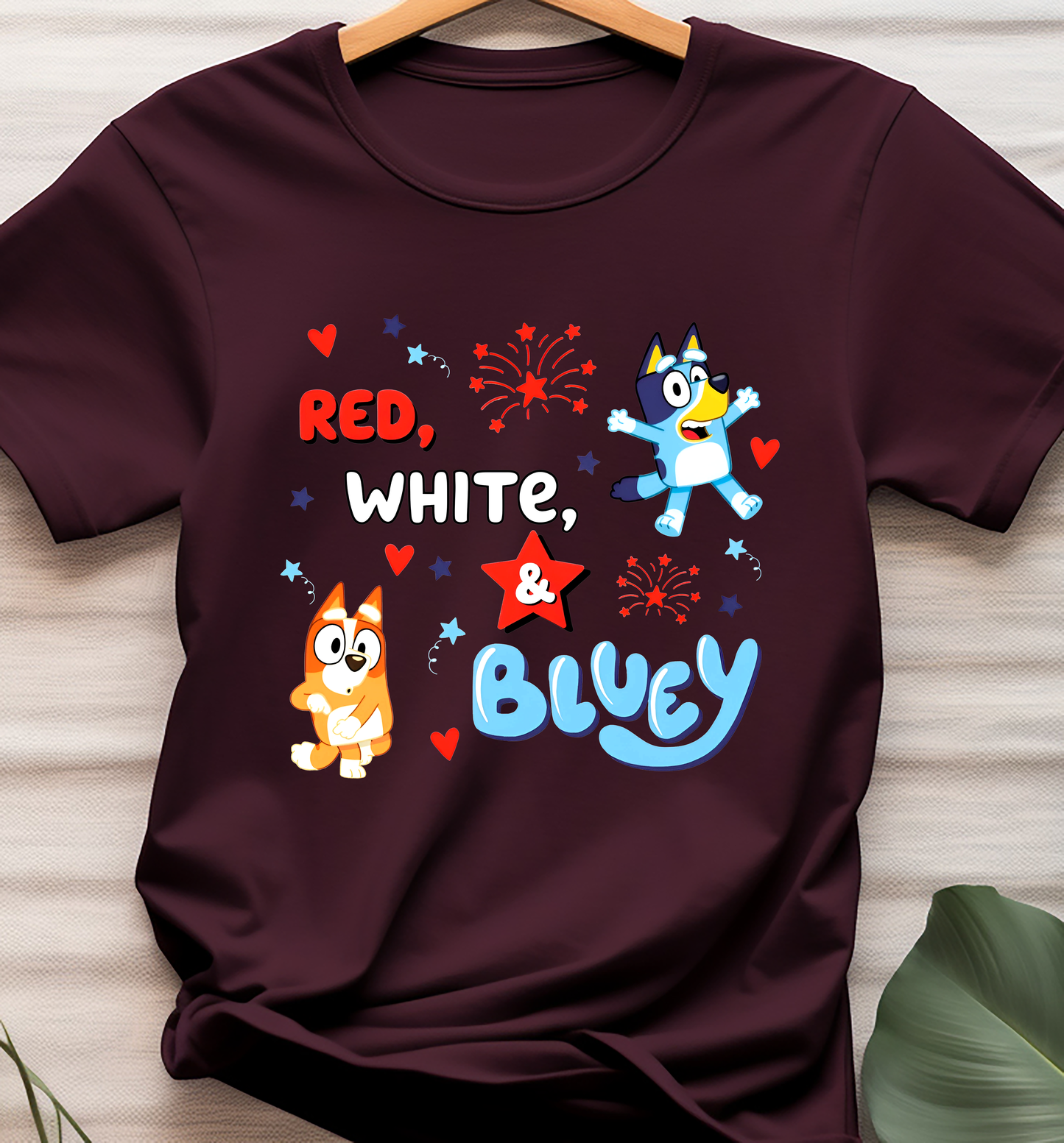 Red white And Bluey - 4th of July - DTF Transfer