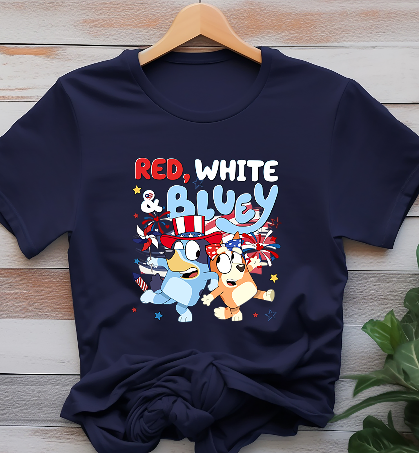 Red White And Bluey  - 4th of July - DTF Transfer