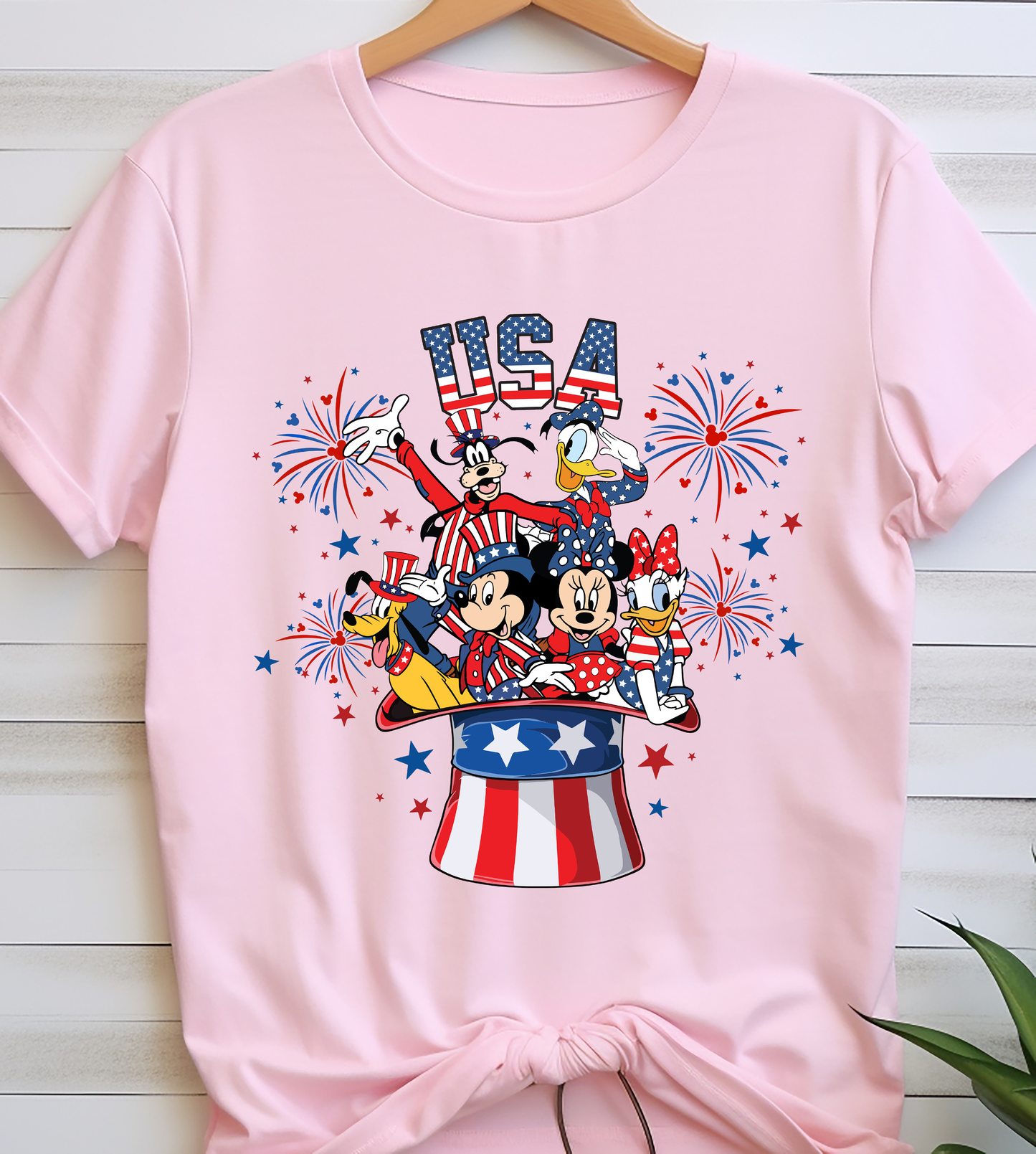 USA-Mickey Mouse - 4th of July - DTF Transfer