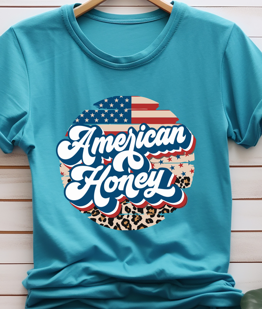 American Honey Retro - 4th of July - DTF Transfer