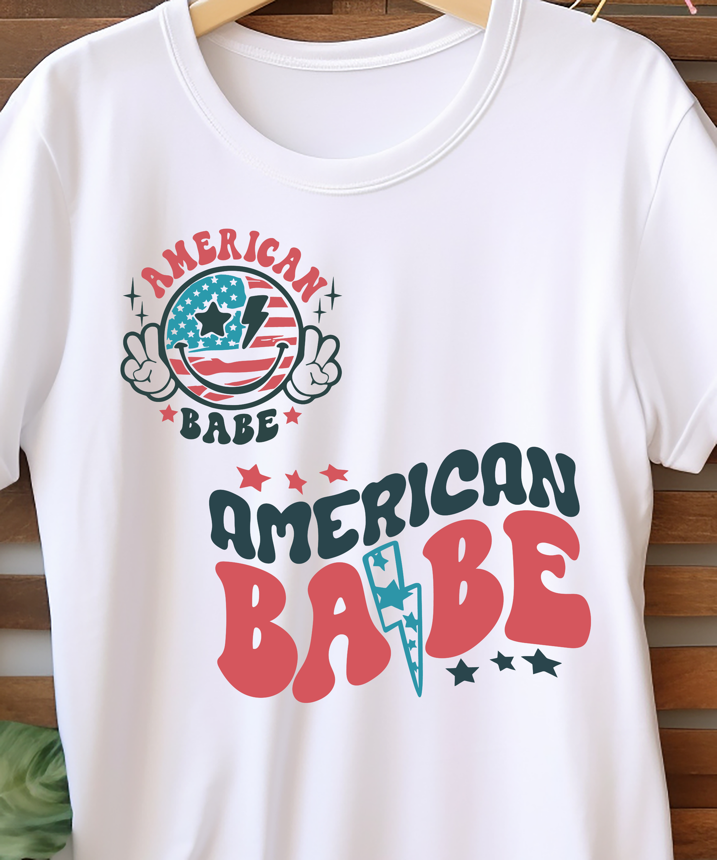 American Babe - 4th of July - DTF Transfer