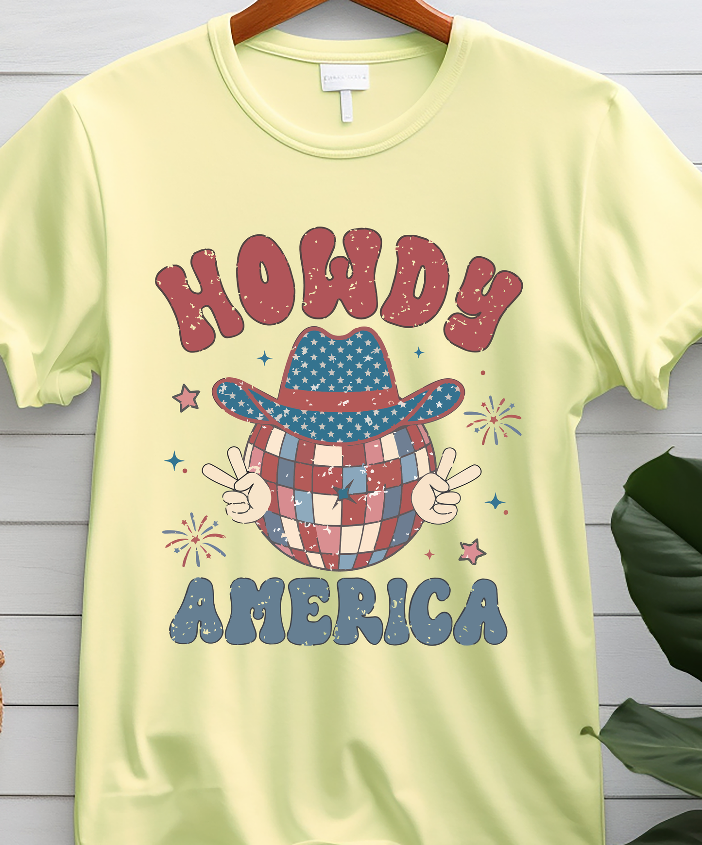 Howdy America Retro - 4th of July - DTF Transfer