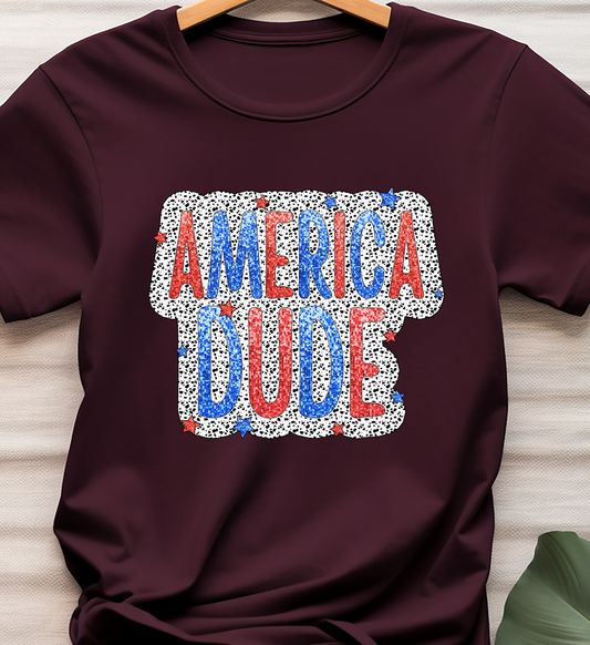 America Dude Retro - 4th of July - DTF Transfer