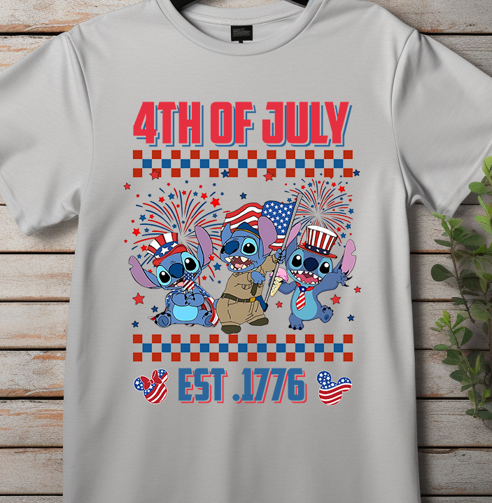 4th Of July Est.1776 Retro - 4th of July - DTF Transfer