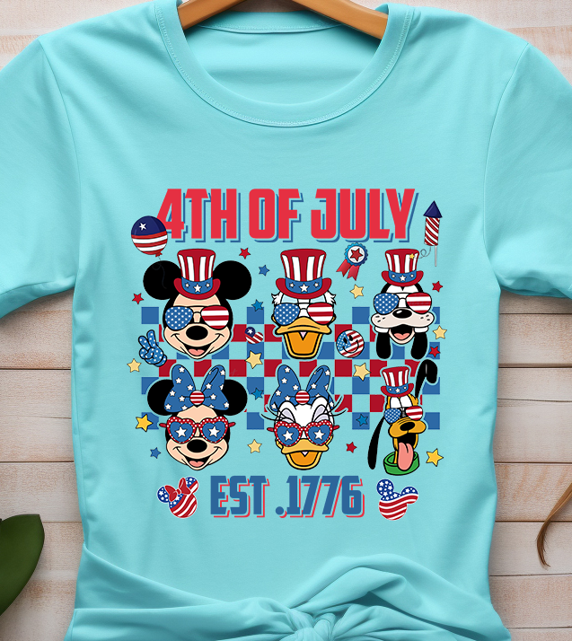 4th Of July Est .1776 - 4th of July - DTF Transfer