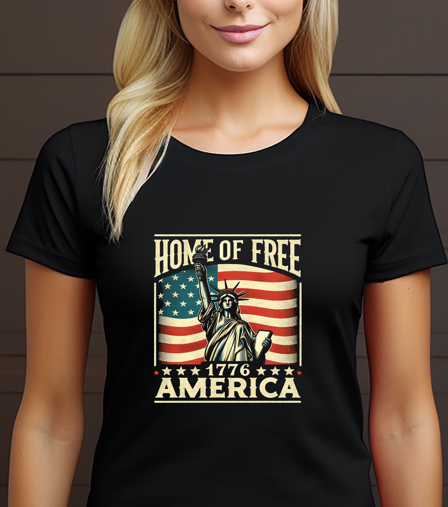 Home of free America - 4th of July - DTF Transfer