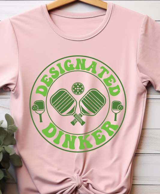 Designated Drinker Pickleball - Pickleball - DTF Transfer