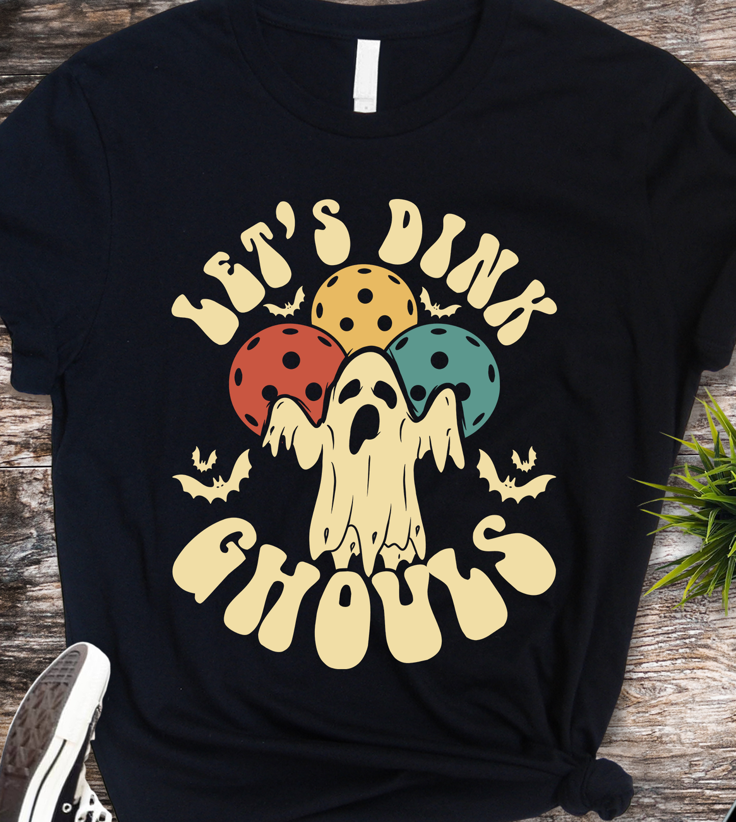 Let's Dink Ghouls Pickleball - Pickleball - DTF Transfer