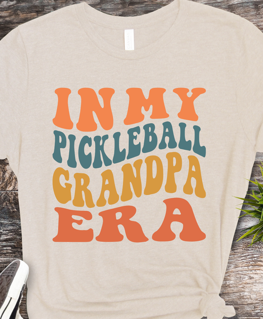 In My Pickleball Grandpa Era - Pickleball - DTF Transfer