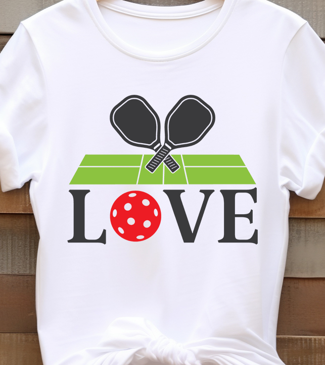 Love Pickleball - Pickleball - DTF Transfer